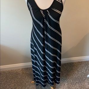 Olivaceous Stripe Maxi Dress